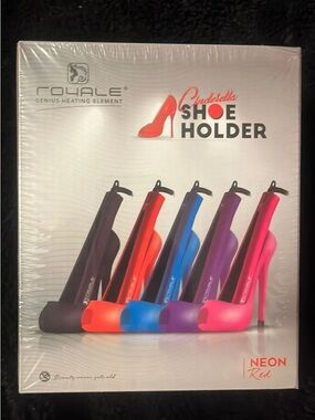 Royale Cinderella Shoe Holder - Neon Red